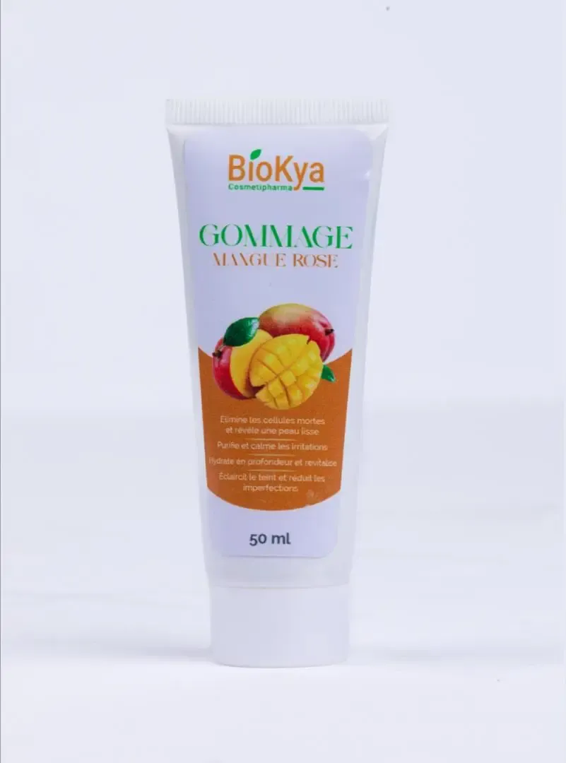 Gommage à la mangue rose