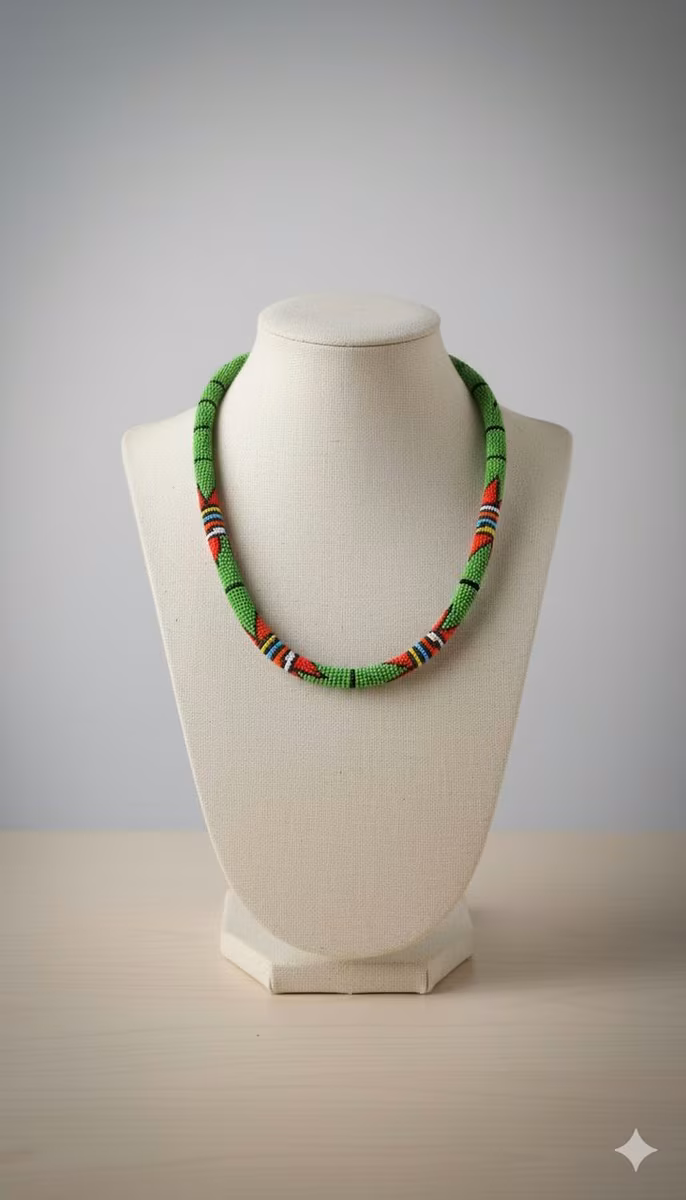 collier en perles simple