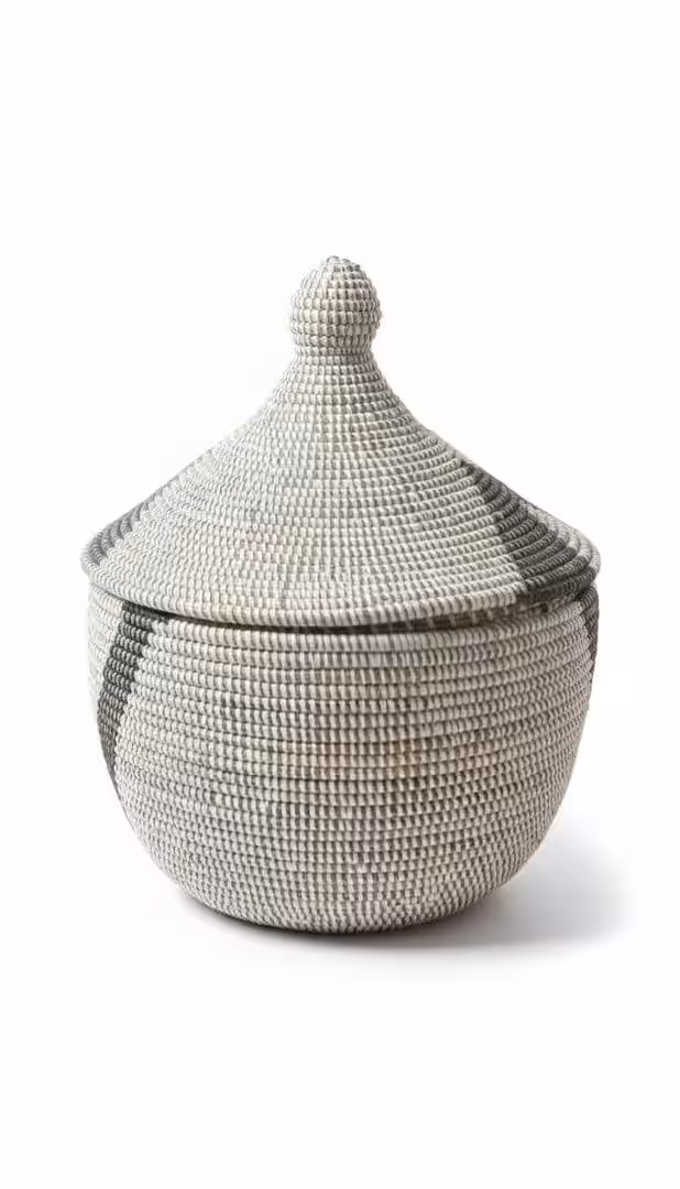 Grand Panier Ronier en Paille
