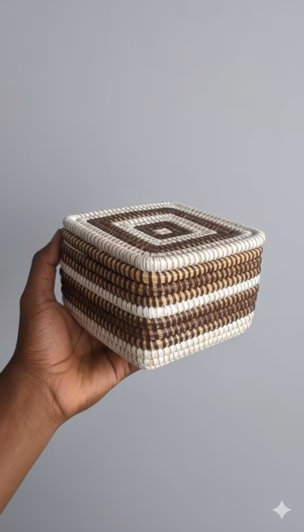 Panier en Paille de Ronier